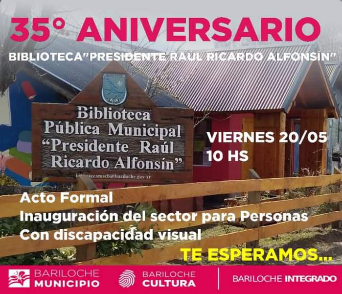 35 aniversario Biblioteca Presidente Ra&uacute;l Ricardo Alfons&iacute;n