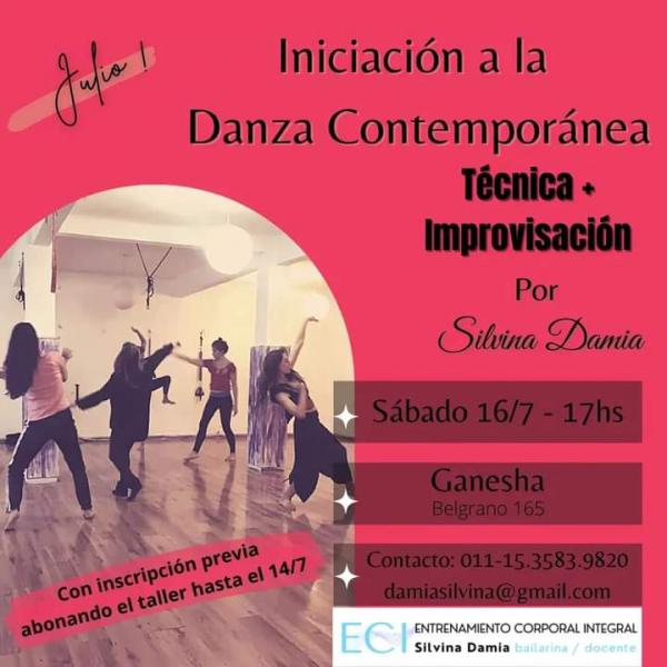 Iniciaci&oacute;n a la danza contempor&aacute;nea 