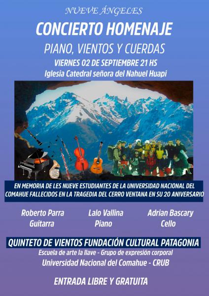 CONCIERTO HOMENAJE A LES 9 ESTUDIANTESDEL COMAHUE