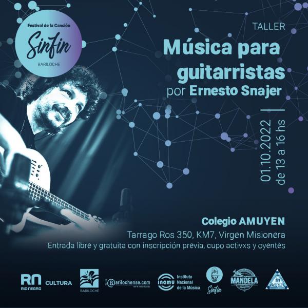 TALLER DE M&Uacute;SICA PARA GUITARRISTAS por Ernesto Snajer