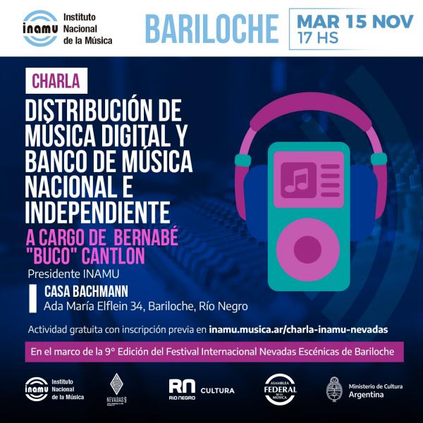 Charla del INAMU - Distribuci&oacute;n de M&uacute;sica Digital y Banco de M&uacute;sica Nacional e Independiente