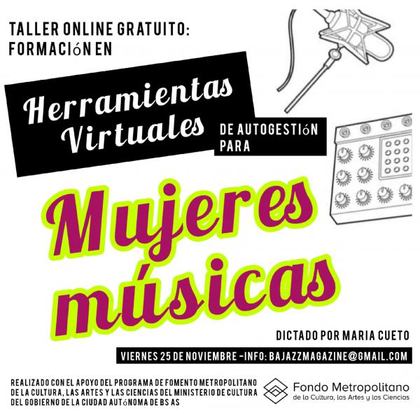 FORMACI&Oacute;N EN HERRAMIENTAS DE AUTOGESTI&Oacute;N PARA MUJERES MUSICAS