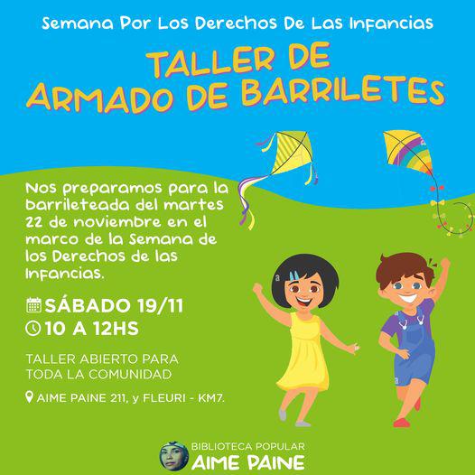 &#128227;Taller | ARMADO DE BARRILETES&#127752; 