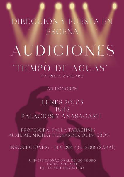 Convocatoria a ACTRICES Y ACTORES