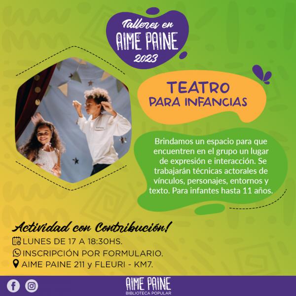 Teatro para infancias