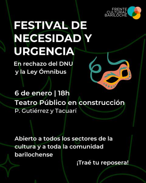 &#128227;&#10024;FESTIVAL DE NECESIDAD Y URGENCIA&#10024;&#128227;