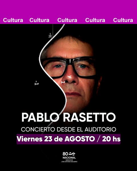  Pablo Rasetto se presenta en la Radio P&uacute;blica