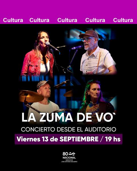  Concierto desde el Auditorio : La Zuma de Vo&acute;