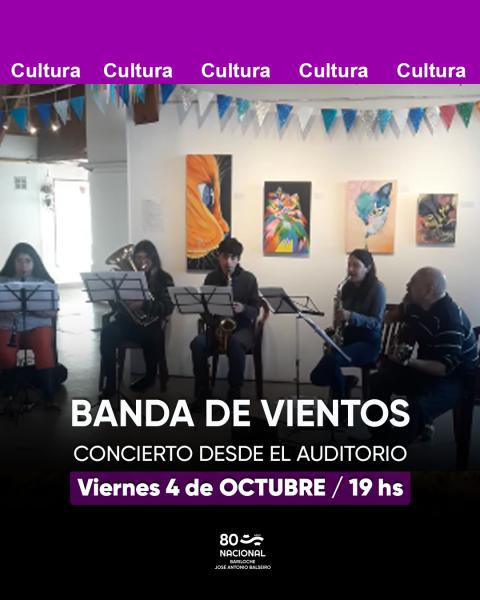 Concierto desde el Auditorio: Banda de vientos de la Escuela Municipal de Arte La Llave