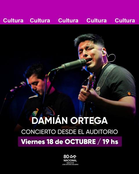 Concierto desde el Auditorio: Dami&aacute;n Ortega