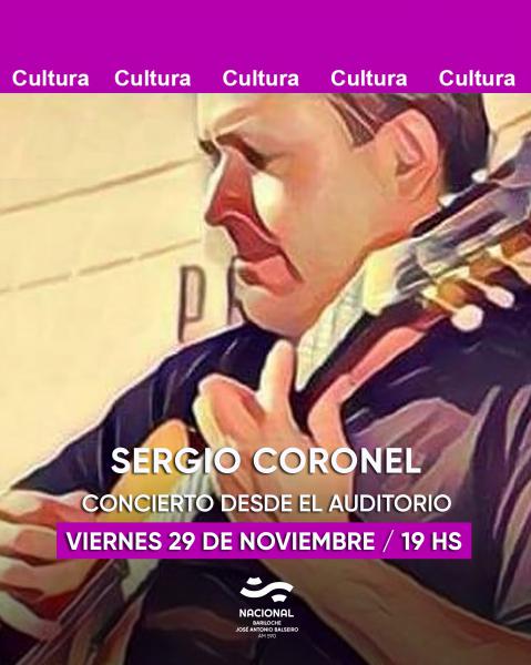 Concierto desde el Auditorio: Sergio Coronel