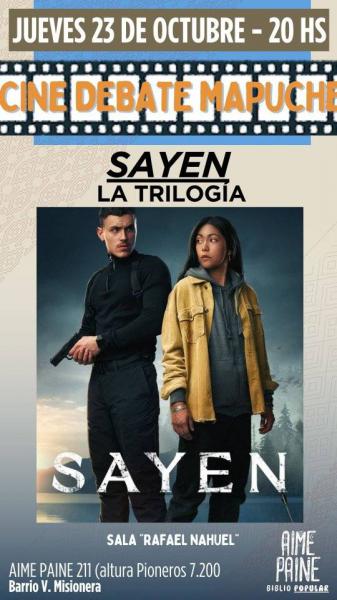 Cine Debate Mapuche Presenta: SAYEN