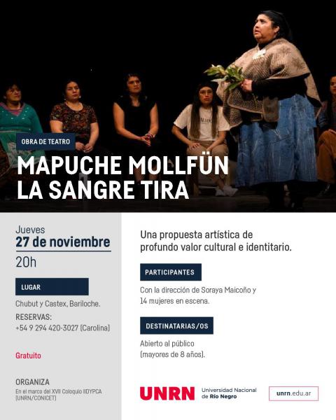 Mapuche Mollfün: La sangre tira