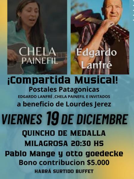 EDGARDO LANFR&Eacute;, CHELA PAINEFIL E INVITADOS