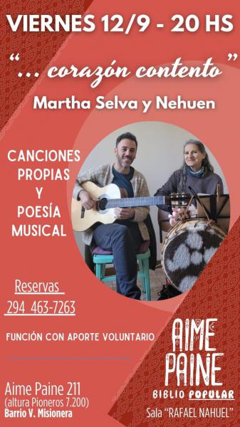 Corazón contento - Martha Selva y Nehuen