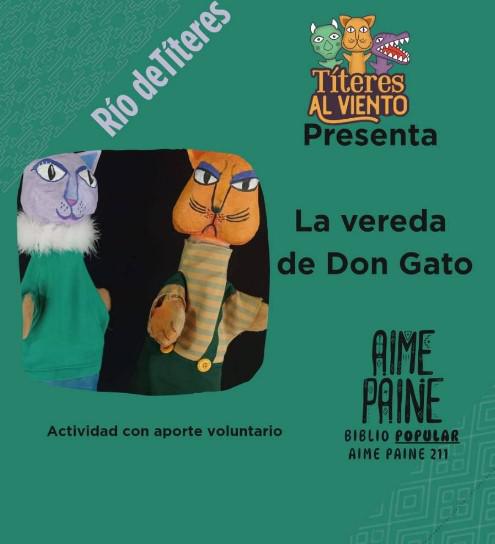 Río de Títeres, Ciclo de la Biblio Aime Paine