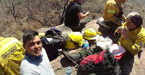 El trabajo de los brigadistas en los incendios de C&oacute;rdoba