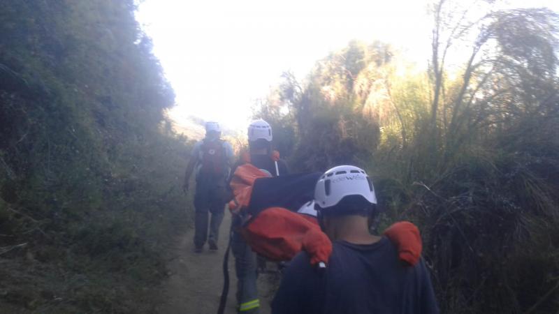 Nueva evacuaci&oacute;n en el sendero a Refugio Frey