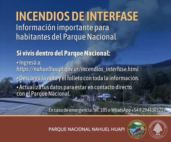 Quema de residuos forestales: Informaci&oacute;n importante para habitantes del Parque Nacional Nahuel Huapi