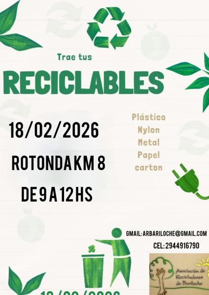 Trae tus RECICLABLES