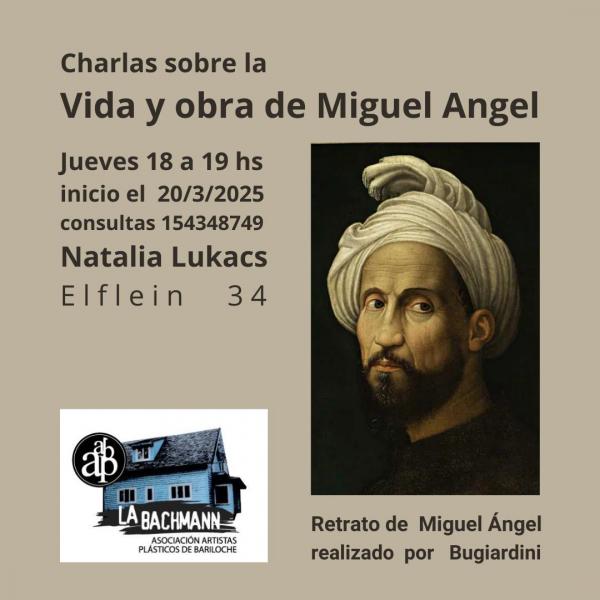 Charla sobre vida y obra Miguel &Aacute;ngel  en Casa Bachmann