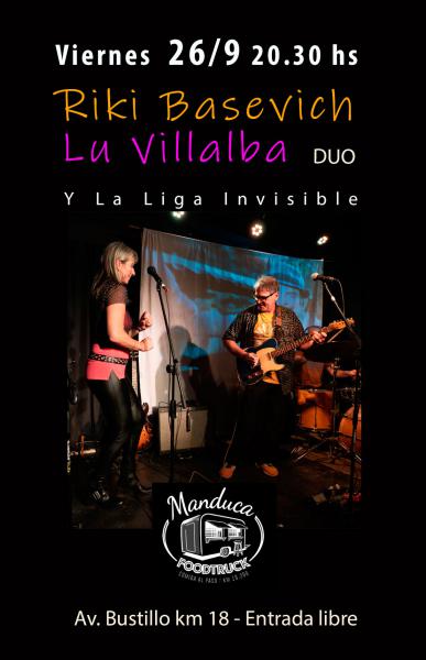 Riki Basevich - Lu Villalba dúo y La Liga invisible