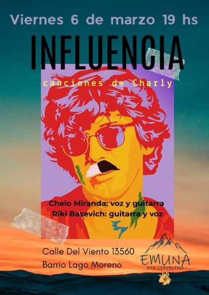 INFLUENCIA - Canciones de Charly en Emuna Bar
