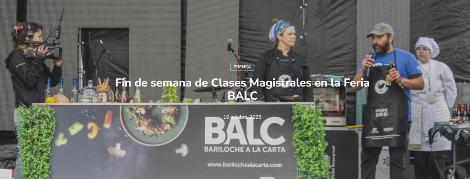 Fin de semana de Clases Magistrales en la Feria BALC