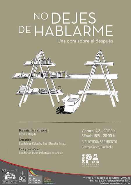 Teatro: 'No dejes de hablarme'