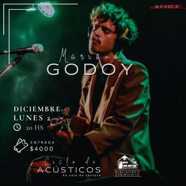 Mariano Godoy en el ciclo ac&uacute;stico