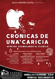 Se despide Cr&oacute;nicas de una caricia: apretar disimulando el silencio