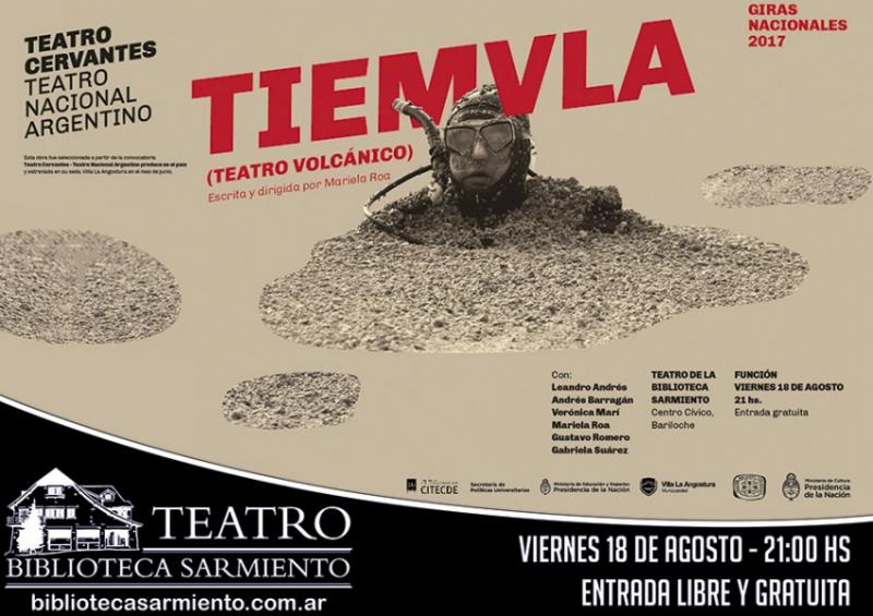 El teatro volc&aacute;nico TiemVla llega a la Biblio