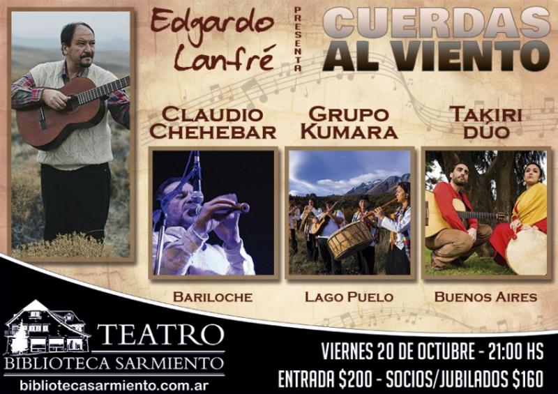 EDGARDO LANFRE PRESENTA CUERDAS AL VIENTO