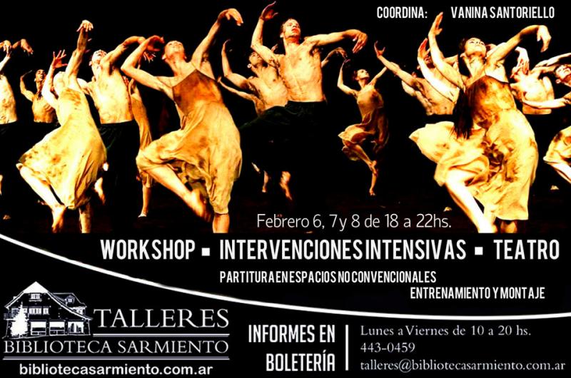 Taller 'Intervenciones Intensivas - Partitura en espacios no convencionales'