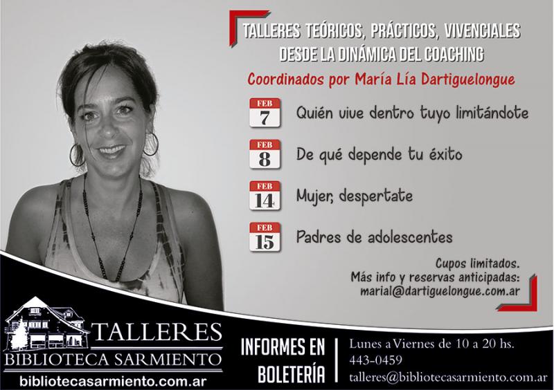 Talleres te&oacute;ricos, pr&aacute;cticos, vivenciales desde la din&aacute;mica del coaching 