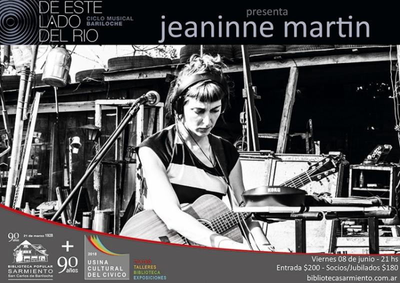 Ciclo musical 'De este lado del r&iacute;o' presenta a Jeaninne Mart&iacute;n