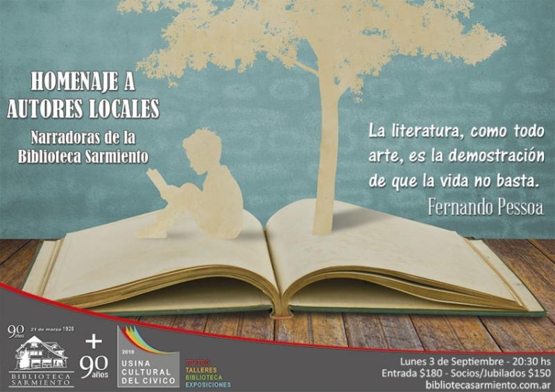 Narradoras de la Biblioteca en Homenaje a autores locales