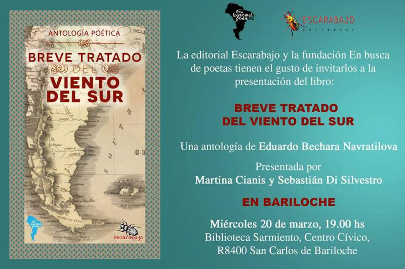 Presentaci&oacute;n de antolog&iacute;a po&eacute;tica 'Breve tratado del viento del sur'