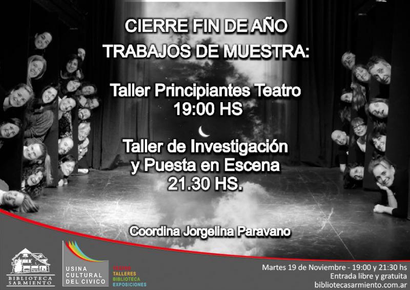 Muestra talleres de teatro