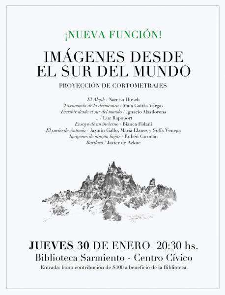 Ciclo de Cortometrajes: 'Im&aacute;genes desde el sur del mundo ' - Nueva funci&oacute;n