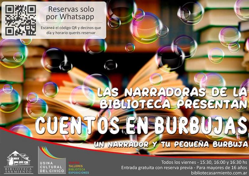 Cuentos en burbujas - Narradoras de la biblioteca