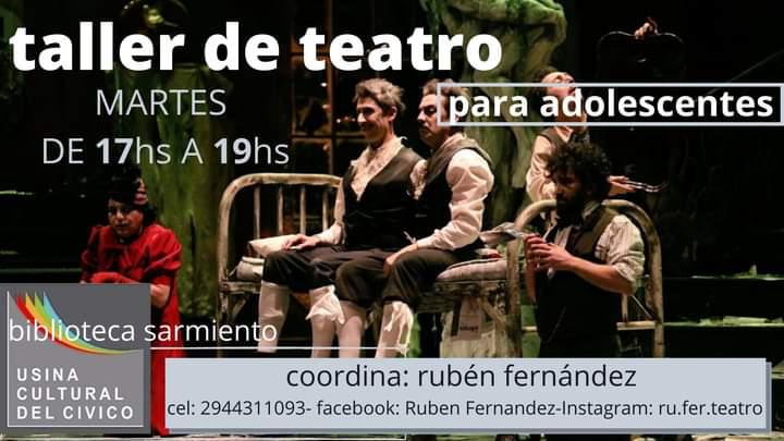 Taller de teatro para adolescentes