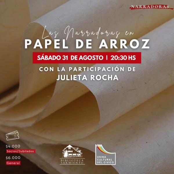 Las Narradoras en: Papel De Arroz 