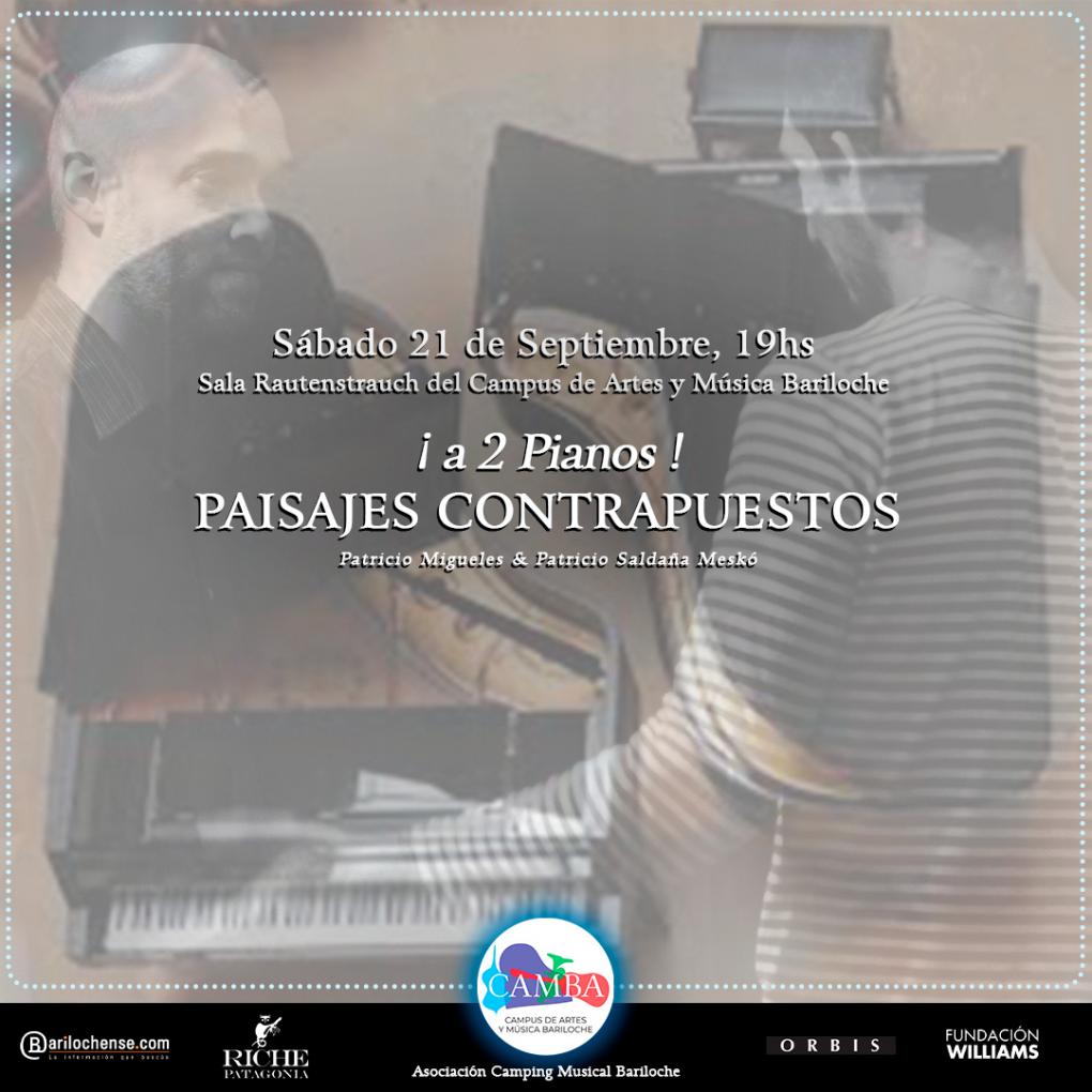 PAISAJES CONTRAPUESTOS: CONCIERTO A DOS PIANOS 