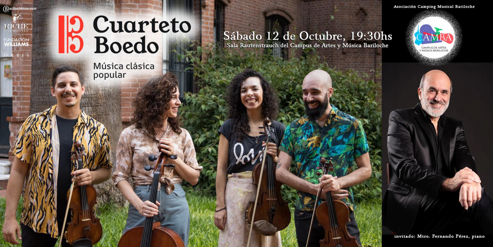 Cuarteto Boedo en concierto: m&uacute;sica cl&aacute;sica popular