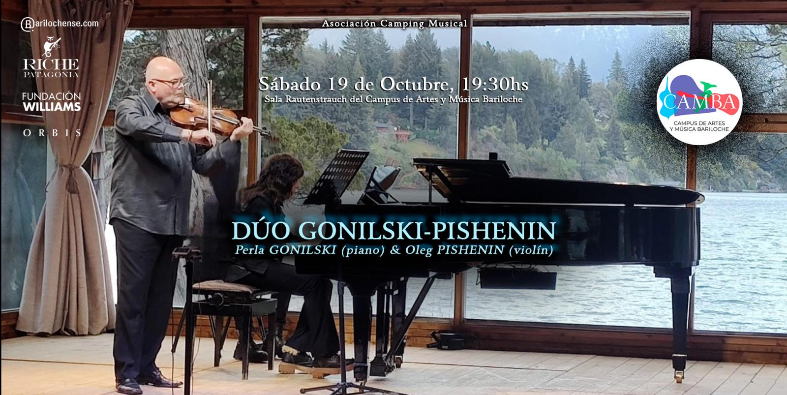 D&uacute;o Gonilski-Pishenin: Piano y Viol&iacute;n - Obras de Rachmaninoff, Beethoven y Debussy