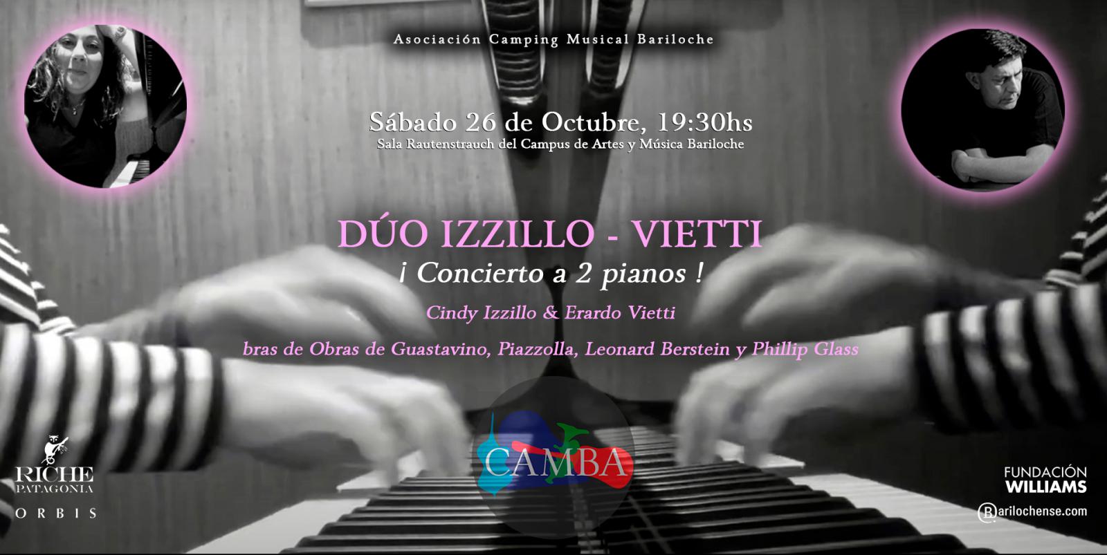 D&Uacute;O IZZILLO - VIETTI: concierto a dos pianos