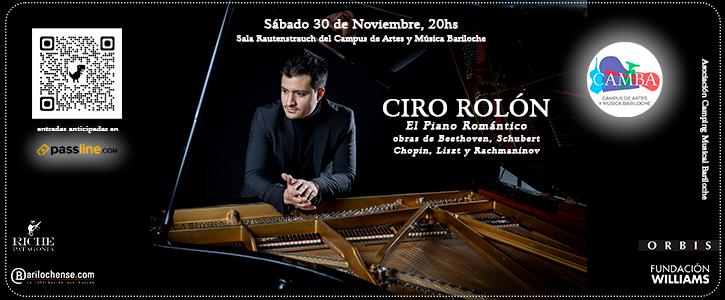 Ciro Rol&oacute;n: El Piano Rom&aacute;ntico