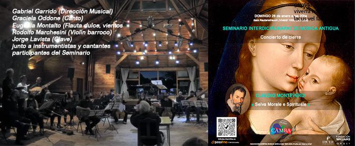 Concierto de Cierre del Seminario Interdisciplinario de M&uacute;sica Antigua 2025 