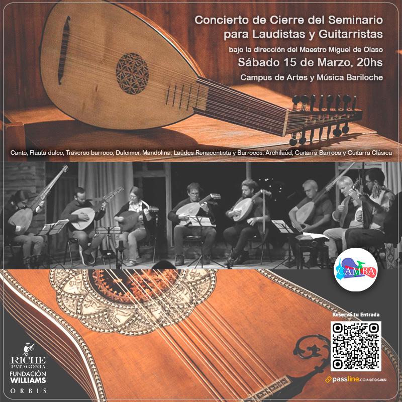 Concierto de Cierre del Seminario para Laudistas y Guitarristas